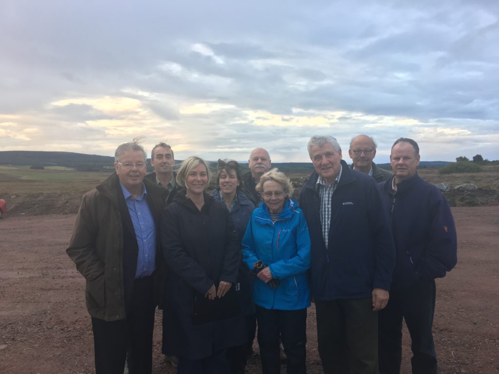 Community representatives on a site visit